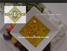 Tablet Screenshot of kebabgyros.com